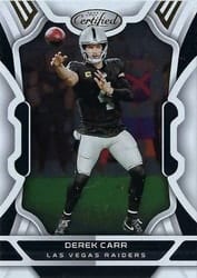 2022 Panini Certified Base Set Derek Carr #57 card