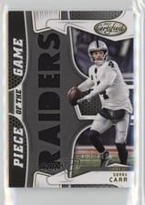 2022 Panini Certified Piece of the Game Derek Carr #PG-DC card