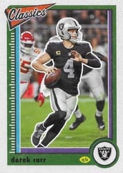 2022 Panini Classics Base Set Derek Carr #57 card
