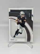 2022 Panini Immaculate Collection Derek Carr #62 card