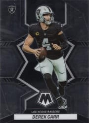 2022 Panini Mosaic Base Set Derek Carr #115 card