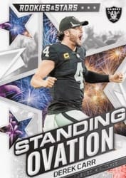2022 Panini Rookies & Stars Standing Ovation Derek Carr #SO-13 card