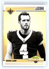 2024 Score The Franchise Derek Carr #23 card