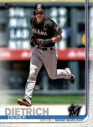 2019 Topps Base Set Derek Dietrich #65 card