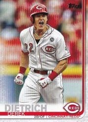 2019 Topps Update Base Set Derek Dietrich #US35 card