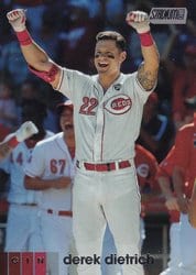 2020 Stadium Club Base Set Derek Dietrich #119 card