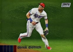 2020 Stadium Club Chrome Base Set Derek Dietrich #119 card