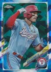 2021 Topps Chrome Sapphire Edition Base Set Derek Dietrich #452 card