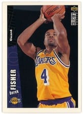 1996-97 Collector's Choice Base Set Derek Fisher #269 card