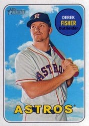 2018 Topps Heritage Base Set Derek Fisher #56 card