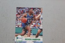 1993-94 Hoops Base Set Derek Harper #45 card