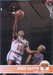 1994-95 Hoops Base Set Derek Harper #143 card