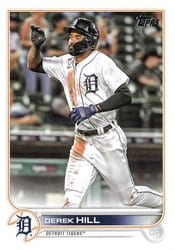 2022 Topps Update Base Set Derek Hill #US72 card