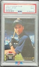 Derek Jeter 1993 Stadium Club Murphy #117 card