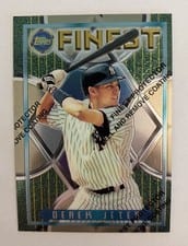 1995 Topps Finest Insert Derek Jeter #279 card