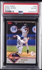 Derek Jeter 2003 Topps card