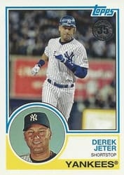 2018 Topps 1983 Topps Baseball 35th Anniversary Derek Jeter #83-68 card