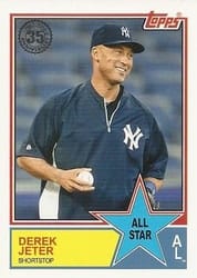 2018 Topps 1983 Topps Baseball 35th Anniversary All-Stars Derek Jeter #83AS-64 card