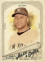 2018 Topps Allen & Ginter Base Set Derek Jeter #2 card