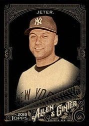 2018 Topps Allen & Ginter X Base Set Derek Jeter #2 card