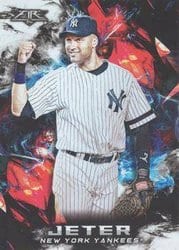 2018 Topps Fire Base Set Derek Jeter #2 card