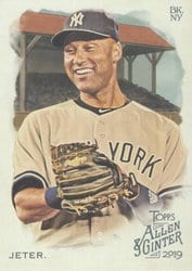 2019 Topps Allen & Ginter Base Set Derek Jeter #134 card