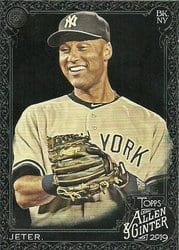 2019 Topps Allen & Ginter X Base Set Derek Jeter #134 card
