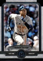 2019 Topps Museum Collection Base Set Derek Jeter #65 card