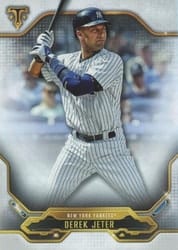 2020 Topps Triple Threads Base Set Derek Jeter #58 card