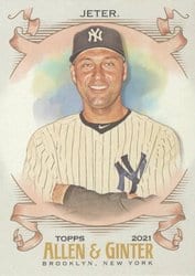 2021 Topps Allen & Ginter Base Set Derek Jeter #133 card