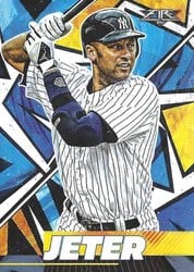 2021 Topps Fire Base Set Derek Jeter #194 card