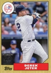 2022 Topps 1987 Topps Baseball (Series 2) Derek Jeter #87TB-35 card