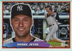 2022 Topps Archives 1988 Topps Big Foil Derek Jeter #88BF-1 card