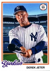 2022 Topps Archives Base Set Derek Jeter #126b card