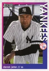2022 Topps Archives Snapshots Base Set Derek Jeter #8 card