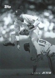2022 Topps Black & White Base Set Derek Jeter #57 card