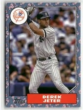 2022 Topps Japan Edition 1987 Topps Cherry Tree Derek Jeter #87B-2 card
