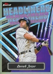 2023 Finest Headliners Derek Jeter #FH-15 card