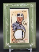2023 Topps Allen & Ginter Framed Mini Relics Derek Jeter #MFR-DJ card