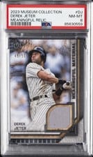 2023 Topps Museum Collection Meaningful Material Relics Derek Jeter #MMR-DJ card
