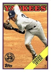 2023 Topps Update 1988 Topps Baseball Derek Jeter #88US-35 card