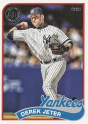 2024 Topps 1989 Topps Baseball 35th Anniversary (Series 2) Derek Jeter #89B2-7 card