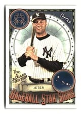 2025 Topps Allen & Ginter Framed Mini Autographs (Baseball) Derek Jeter #MA-DJ card