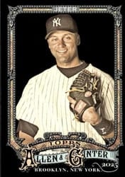 2025 Topps Allen & Ginter X Base Set Derek Jeter #21 card