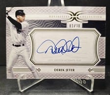 2025 Topps Definitive Collection Legendary Autograph Collection Derek Jeter #LAC-DJ card