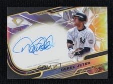 2025 Topps Diamond Icons Icons Chrome Autographs Derek Jeter #ACC-DJ card