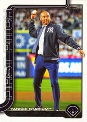 2025 Topps Update First Pitch Derek Jeter #FPU-8 card