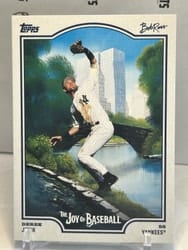 2025 Topps X Bob Ross: The Joy of Baseball Base Set Derek Jeter #70-SP card