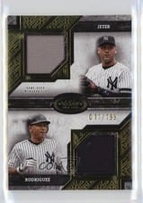 2025 Topps Tier One Dual Player Relics Derek Jeter / Alex Rodriguez #DPR-JR card