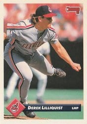 1993 Donruss Base Set Derek Lilliquist #9 card